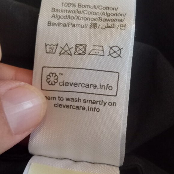 PEAK PERFORMANCE - Dean Pop Black cotton shirt - Sz. M - Picture 7 of 8